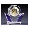 Personalized Table Decoration Crystal Clock For Business Gift